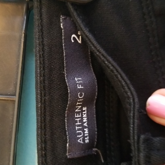 J.Jill Black Slim Ankle Jeans SZ 2 - Picture 3 of 7